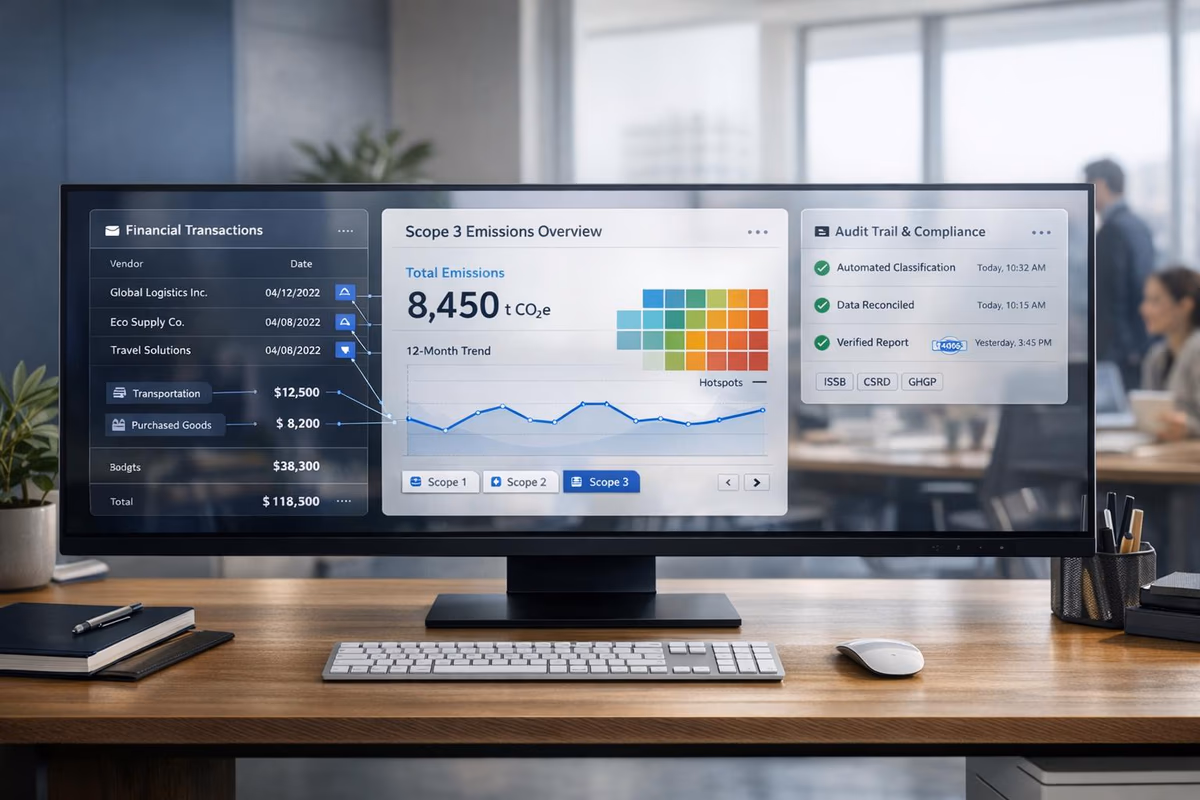 How AI Simplifies Scope 3 Emission Calculations