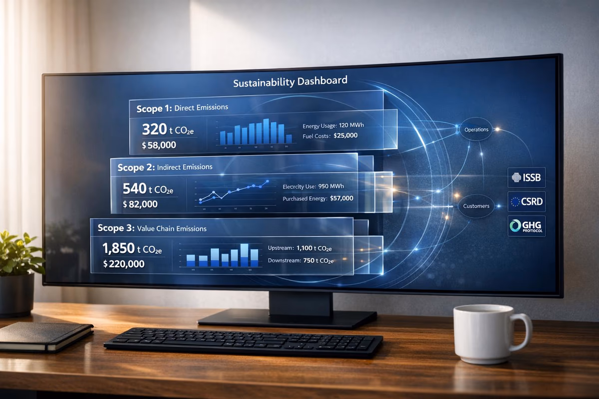How LCA Supports Scope 1, 2, and 3 Reporting